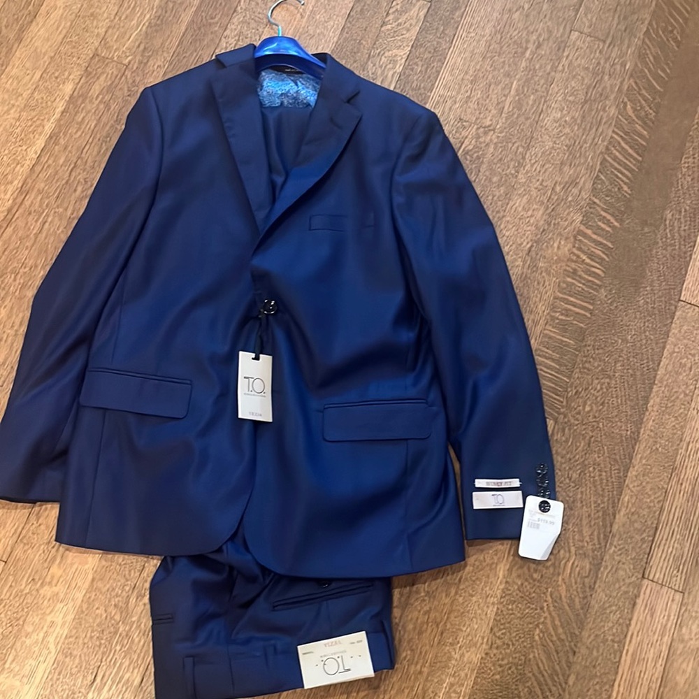 Boys navy suit